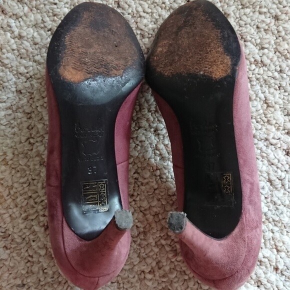 Boden Plum color Suede pump size 36.5 - Picture 10 of 10